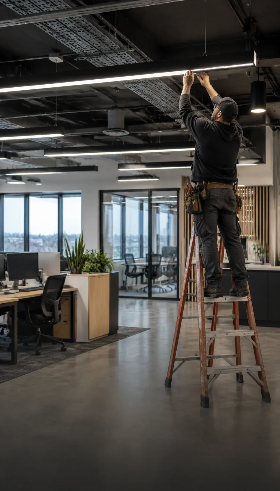 Commercial electrical installation